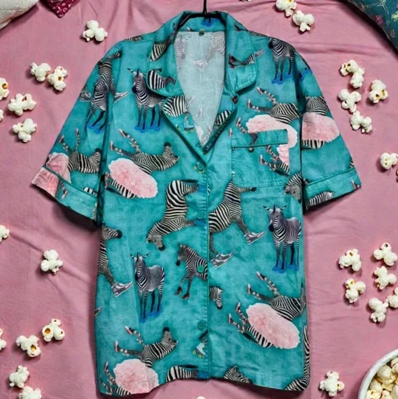 NEW A Rare Bird "Cause I Can" Zebra Shoe Closet P.J.'s
Pajama Set - Picture 1 of 5